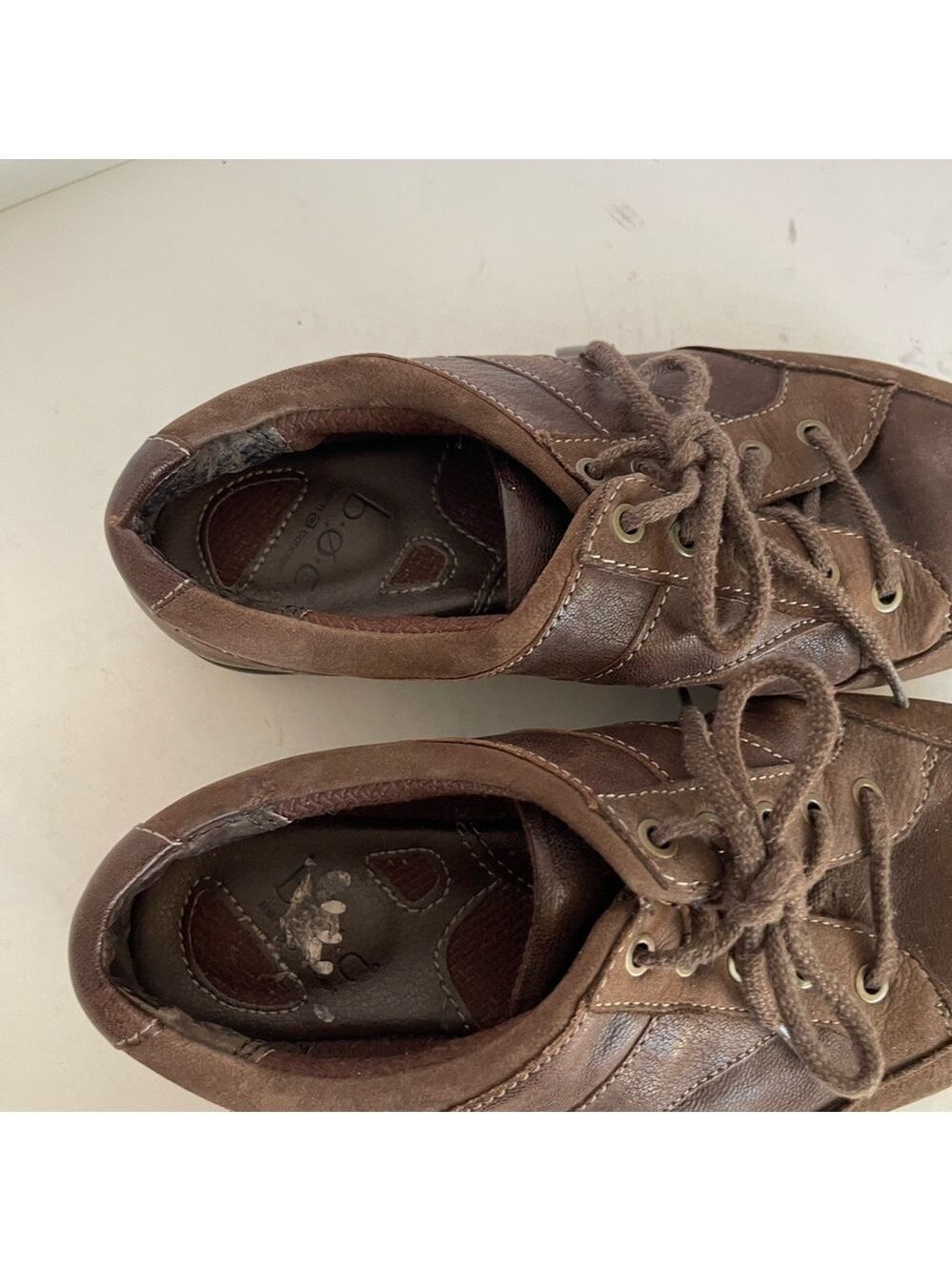 BOC Born Concept Women’s Brown Leather Sneakers Size: 7.5M - Picture 3 of 8